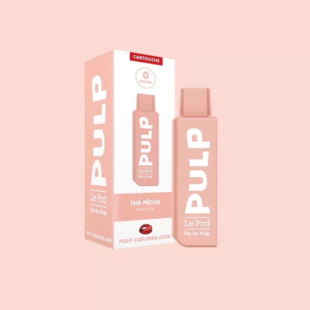 Image de Cartouche Thé Pêche 2ml - Pod Flip by Pulp